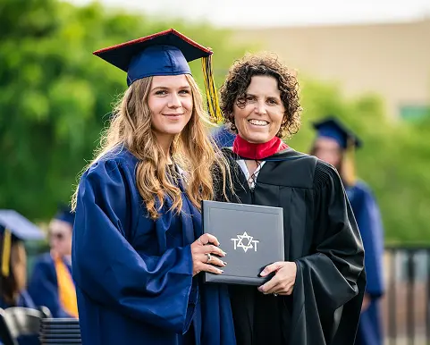 Student at graduation